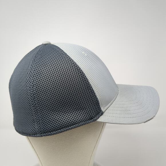 Under Armour Baseball Cap Gray XL Breathable Vented Holes 6 Panel Classic Fit - Picture 5 of 9